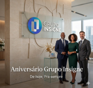 O Grupo Insigne celebra mais um ano em sua trajetória, ao lado de colaboradores, parceiros e clientes.